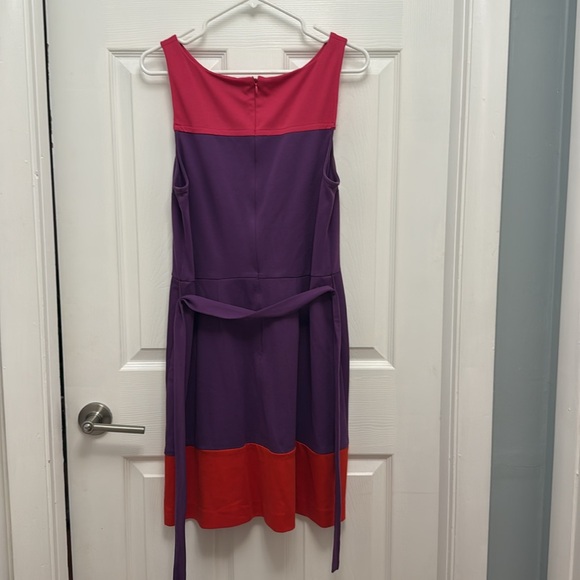 Elle Purple Color Block Dress - Picture 5 of 8